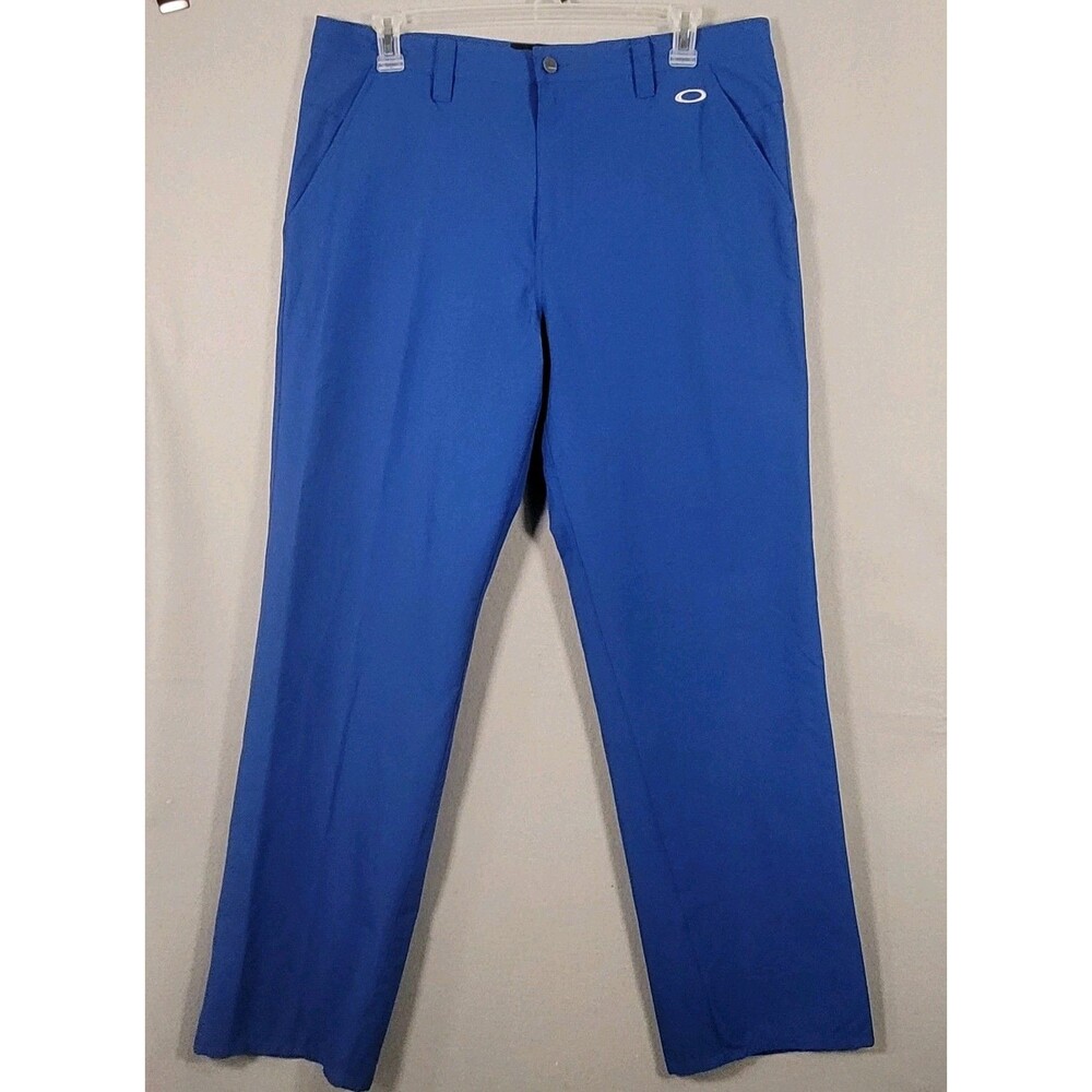 Oakley Conrad Performance Chino Golf Pants Mens 38×33 (Tag 38x34) Blue Trousers
